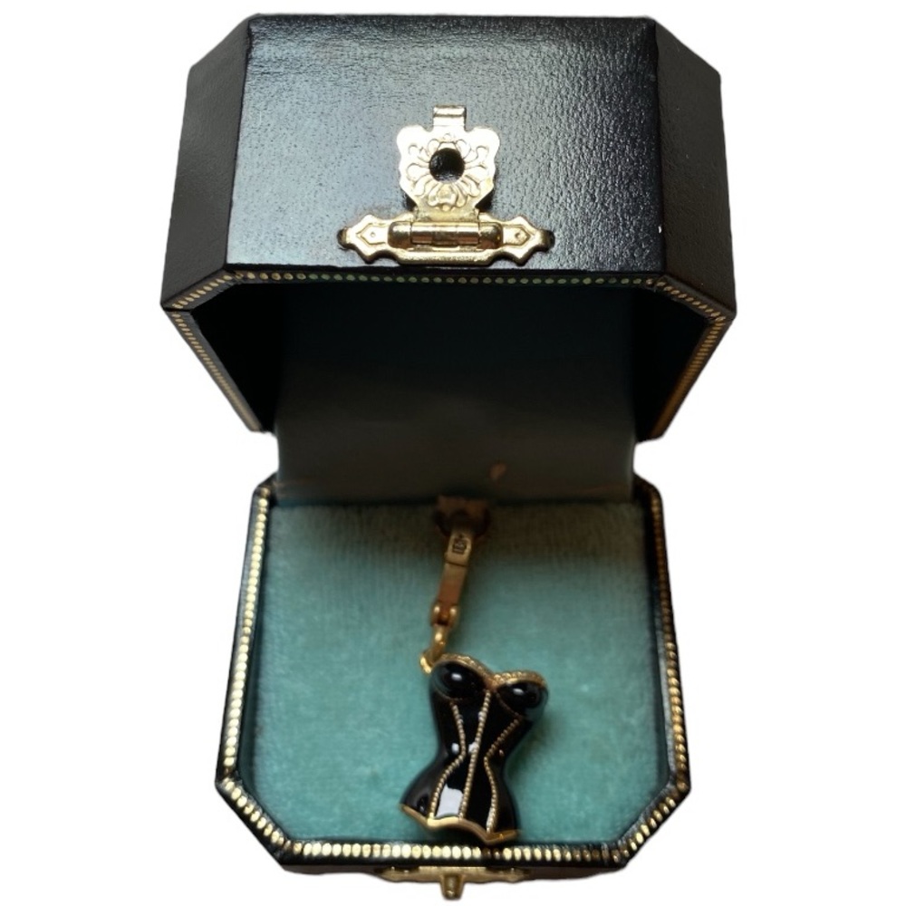 Juicy Couture Black Corset Charm